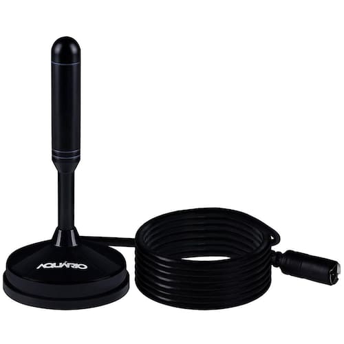 imagem-Antena Interna e Externa para TV Digital Aquário DTV-100 VHF, UHF, FM e HDTV Digital