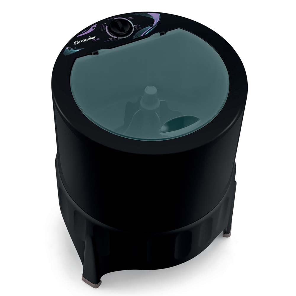 Tanquinho de Roupas Mueller Plus 4.5kg Semi-automatico com 3 Programas - Preto