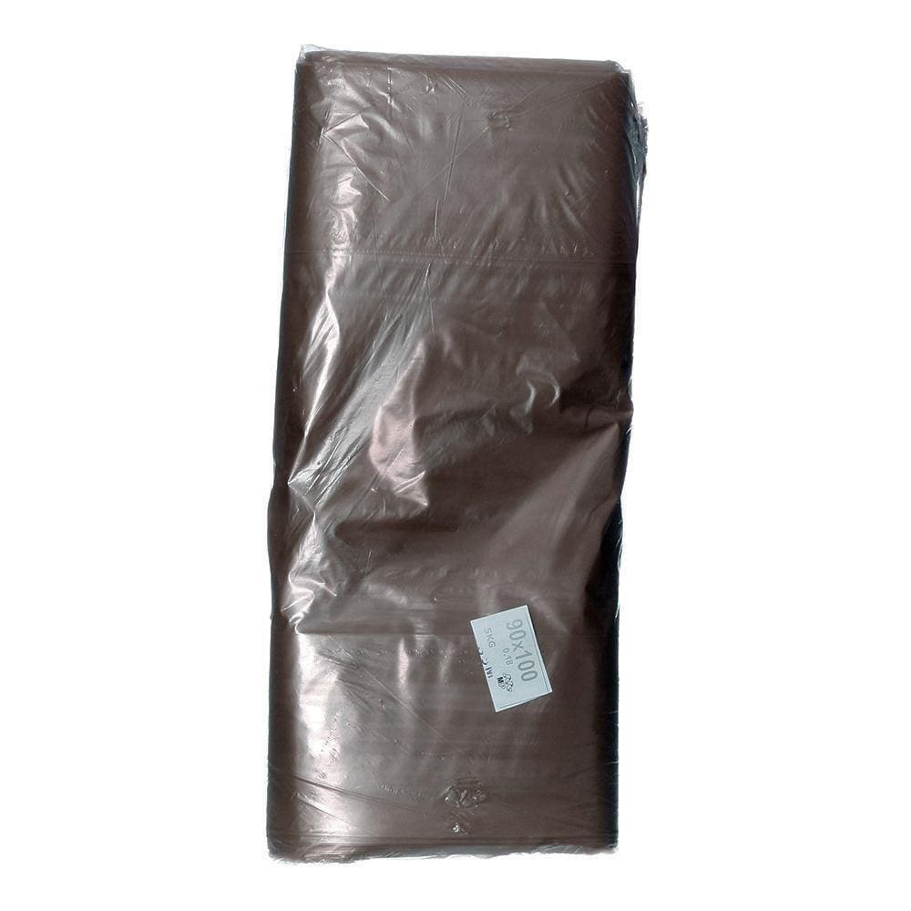 Saco para Lixo com Capacidade de 100 Litros Marrom com Reforço Fardo com 5kg Marqplas
