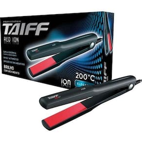 Chapinha Prancha Alisadora De Ceramica Red Ion Preta Taiff