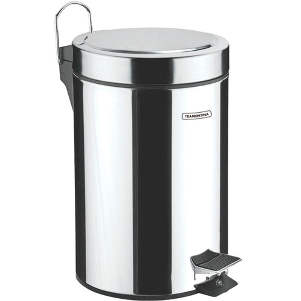 Lixeira Inox com Pedal Brasil 5L - 94538105 - Tramontina