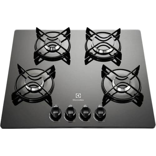 imagem-Cooktop à Gas Electrolux 4 Bocas GC60V Acendimento Superautomático Queimadores Selados - Bivolt
