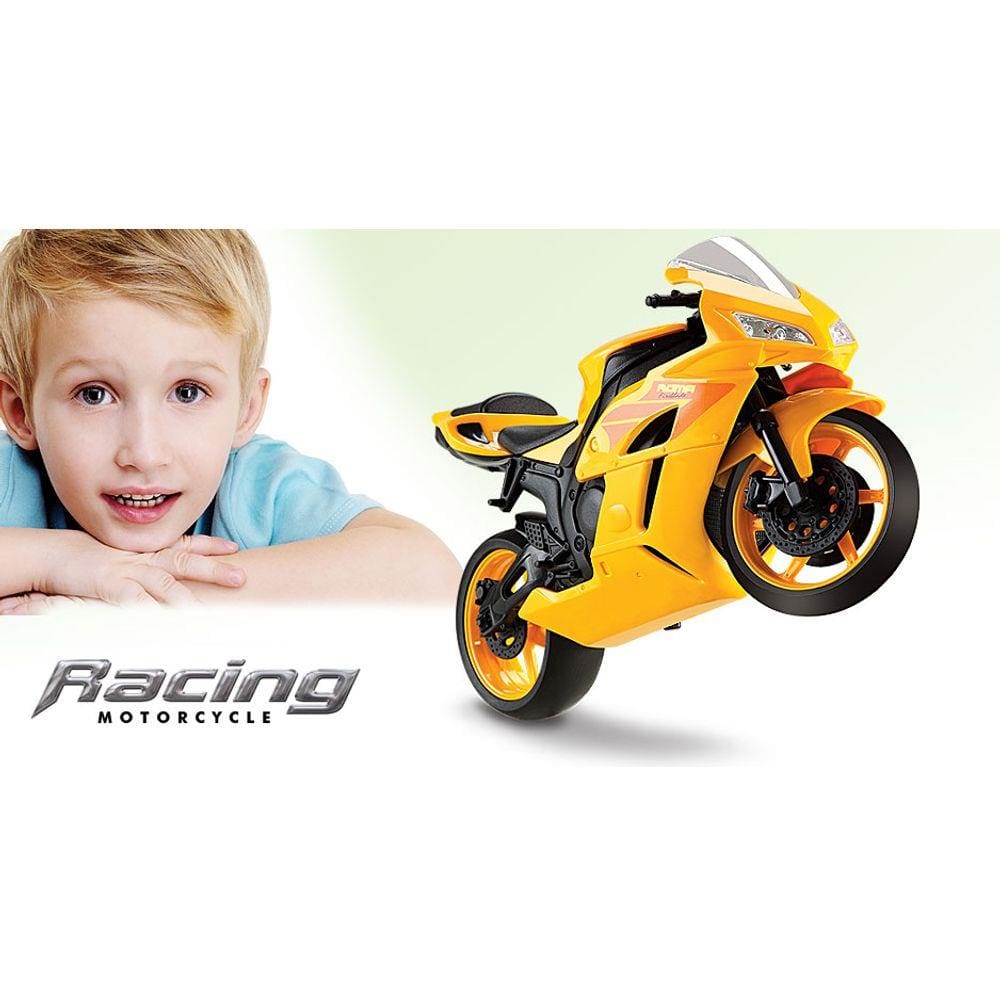 Moto De Corrida Racing Motorcycle Cinza Roma - GAMES & ELETRONICOS