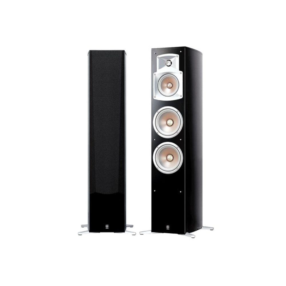 Caixa Torre Preta Yamaha Ns-555 3 Vias 250W Preta