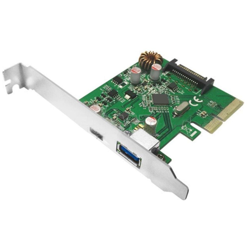 Placa PCI Express com 2 Portas USB-C 3.1 - (USB-C e USB-A) - Low Profile - Comtac 9327 Co