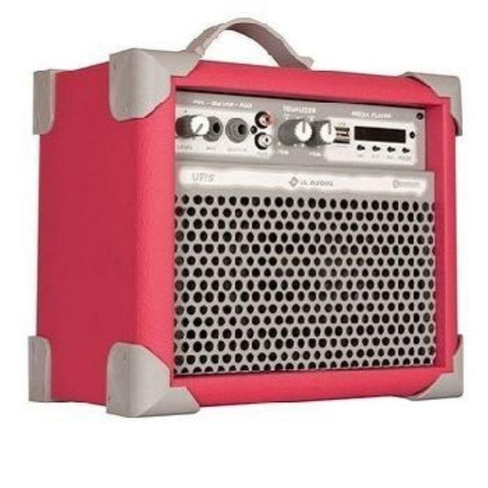 Caixa de Som Amplificada Multiuso UP!5 FM/USB/BLUETOOTH - Rosa