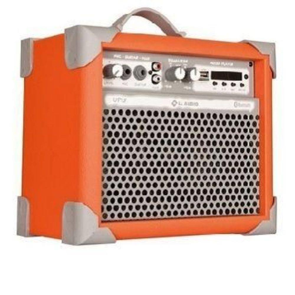 Caixa de Som Amplificada Multiuso UP!5 FM/USB/BLUETOOTH - Laranja