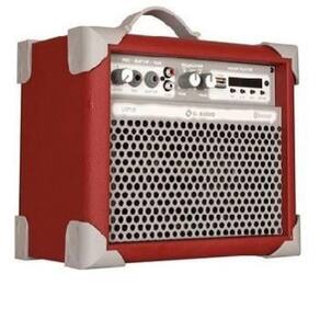 Caixa de Som Amplificada Multiuso UP!5 FM/USB/BLUETOOTH - Vermelha