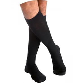 Meia Sigvaris Cotton Comfort Panturrilha 3/4 Média Compressão (20-30 mmHg) Ponteira Fechada