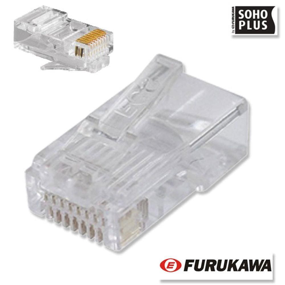 100 Pe??as - Conector Rj45 Furukawa Cat.5e Soho Plus