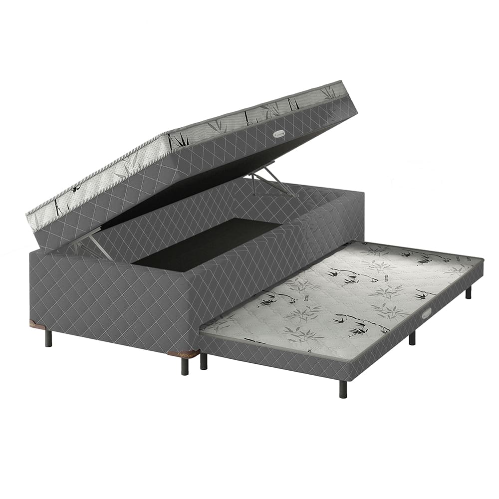 Cama box solteiro auxiliar eurosono | Ponto