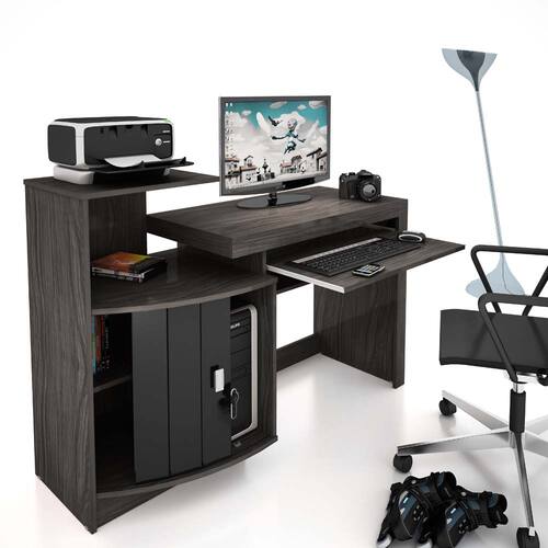 imagem-Mesa para Computador Vamol Shari - Vulcano/Preto 