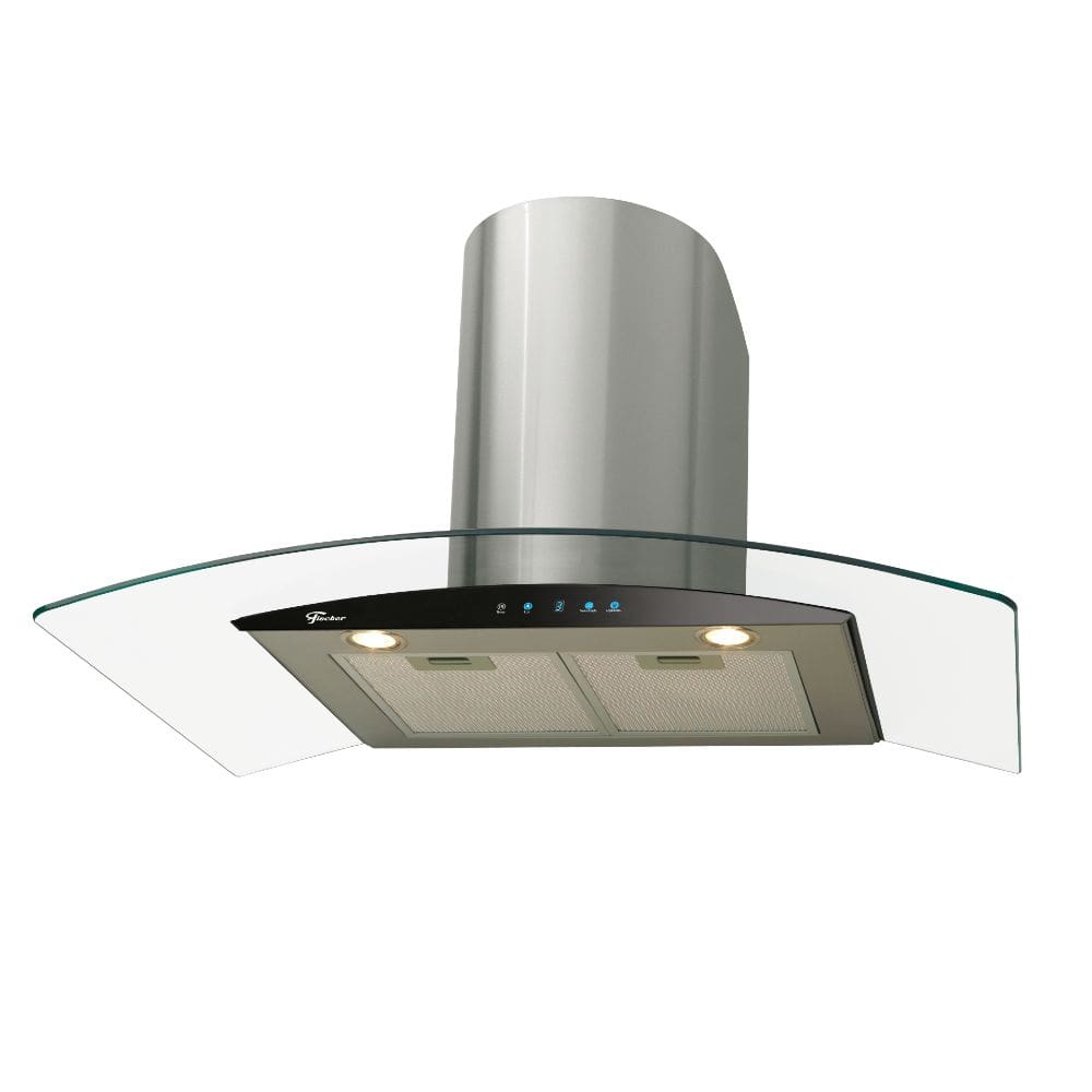 Coifa de Parede Fischer Talent Touch 90cm Aço Inox/Vidro