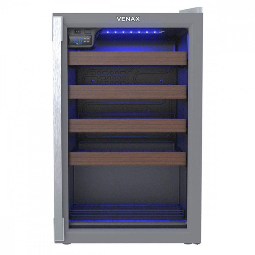 Adega Venax 24 Garrafas Piubella Cinza Cave 100 - 110V