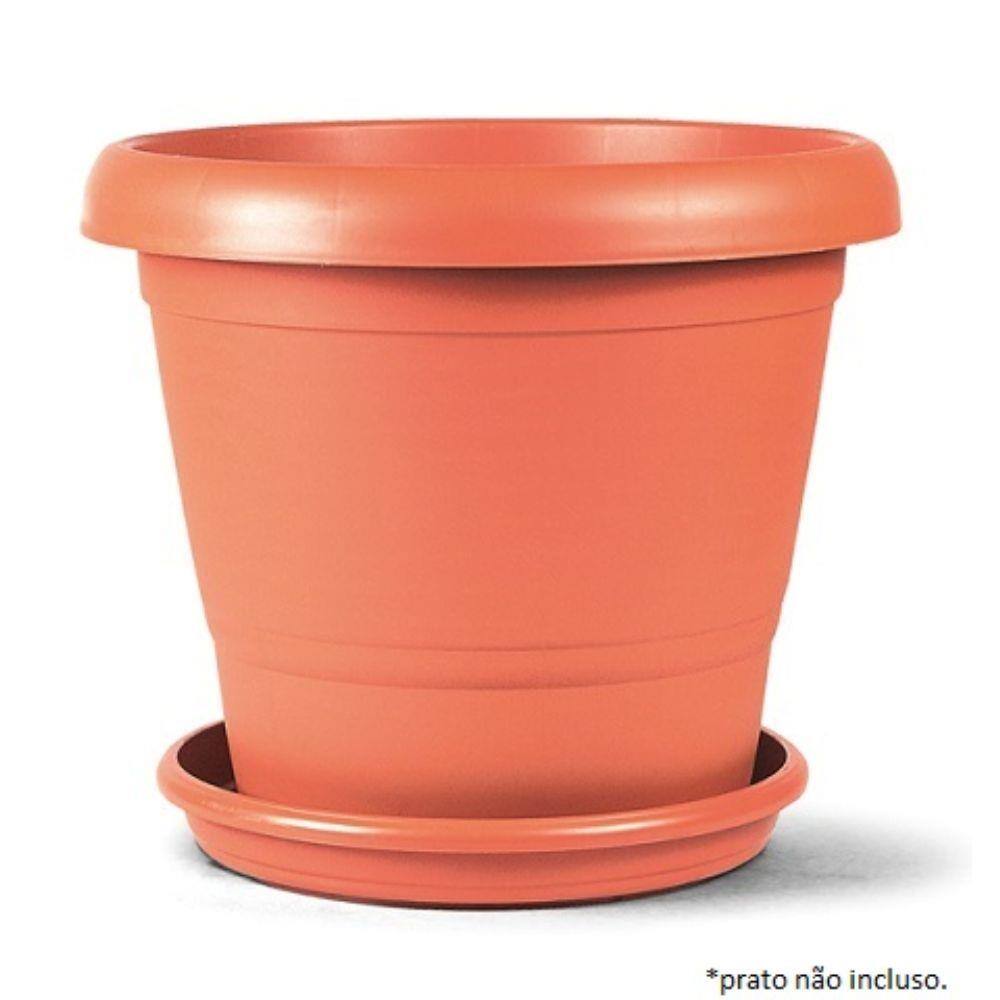 Vaso Terracota 02 (25 Cm Altura X 30 Cm Largura) - Cor Cerâmica