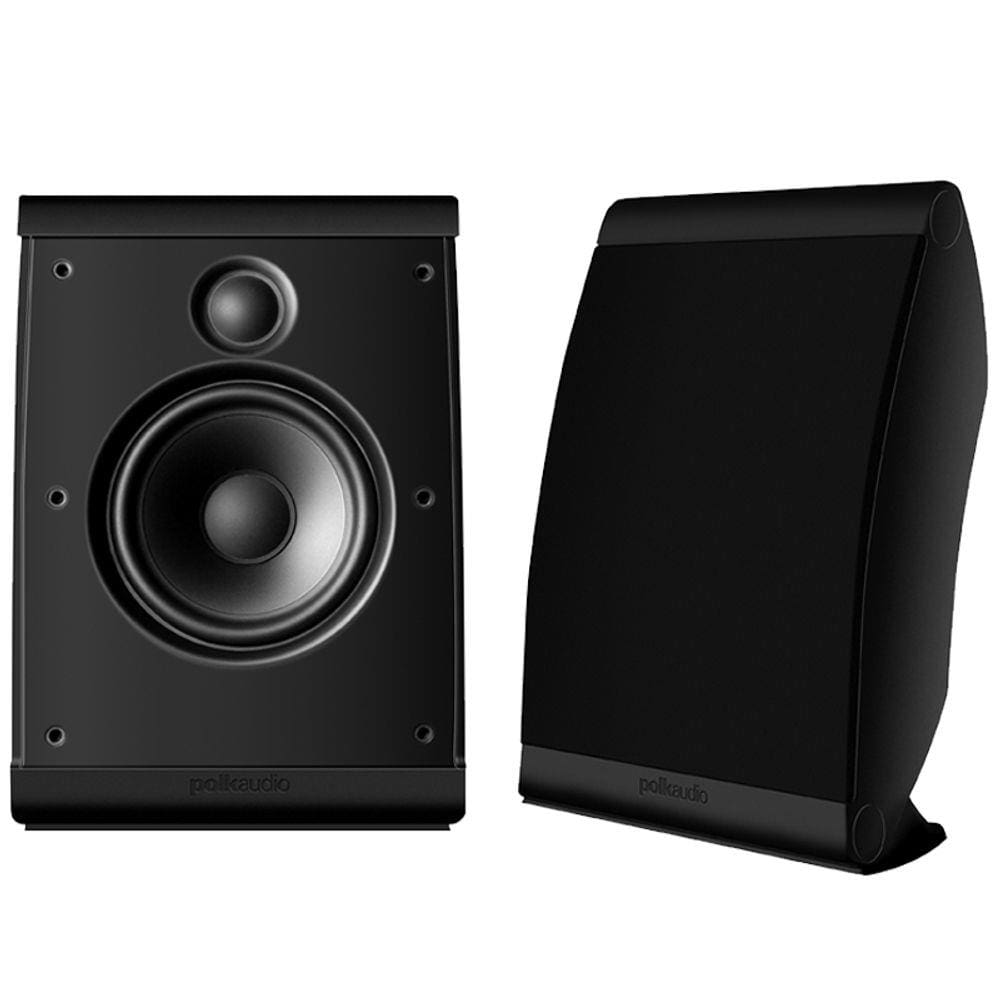Polk Audio OWM3 - Par de caixas acústicas para Home Theater ultra-versátil Black