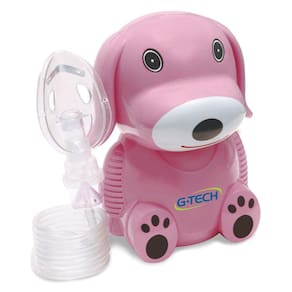Inalador e Nebulizador - NebDog - Rosa - G-Tech