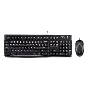 Kit Teclado+Mouse USB MK120 Preto - Logitech