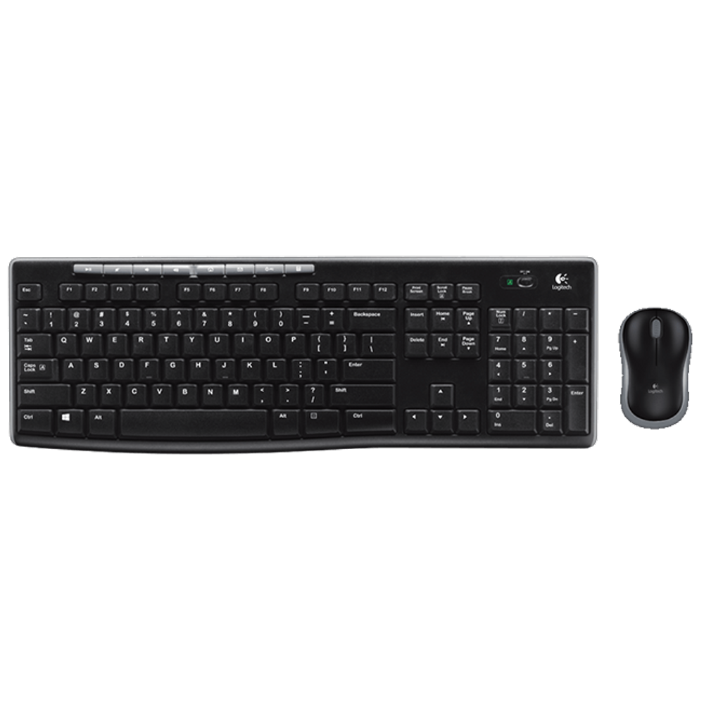 Kit Teclado+Mouse s/fio MK270 - Logitech