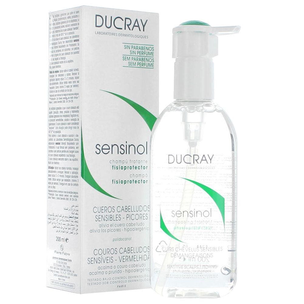 Sensinol Shampoo De Tratamento Fisioprotetor Com 200 Ml
