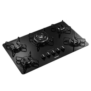 Cooktop a Gás Consul 5 Bocas com Quadrichama CDD75AE Preto – Bivolt