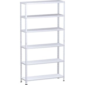 Estante Em Aço Dupla-Flex 1,76M C/ 6 Prateleiras Branco