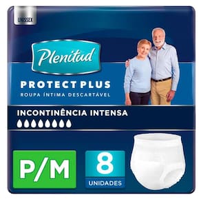 Roupa Íntima Plenitud Protect Plus P/M - 8 Unidades