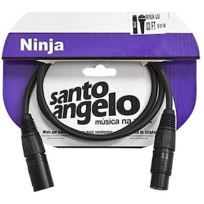 Cabo De Microfone Ninja Canon F/M 0,91M Lw3Ft - Balanceado