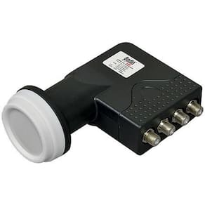 Lnbf Universal Banda Ku Quádruplo Para Antenas Off-Set ( Mini Parabólicas ) De 45 A 90Cm