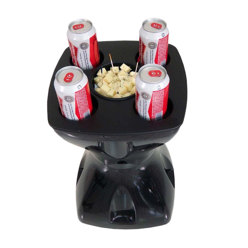 Mesa de Apoio Multiuso/Banqueta Versátille PlastTable Preto - Urbe Móveis