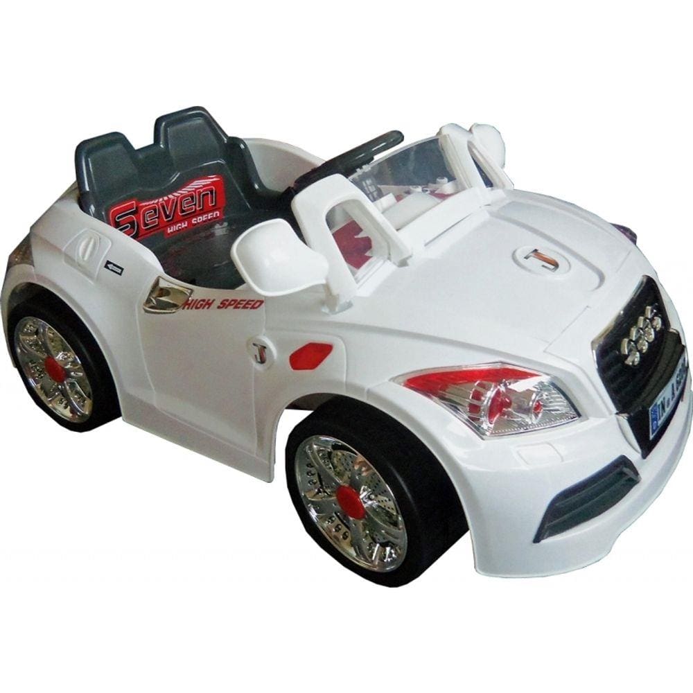 Carro Esporte com Controle Remoto e Entrada para MP3 Branco - Belfix