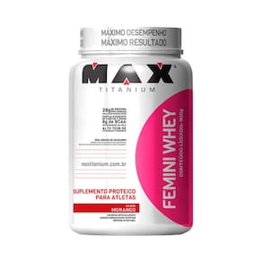 Femini Whey Auxilia Formação e Recuperação Muscular Pós Treino
