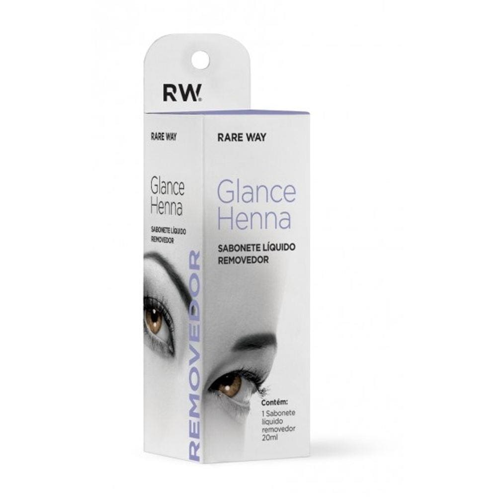 Rare Way Glance Henna Sabonete Líquido Removedor 20ml