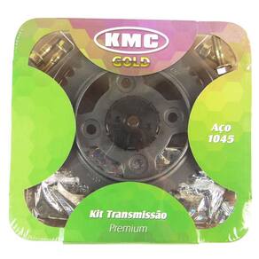KIT Relação FAN 125 2009 14X43 - 428HX116 (KMC GOLD)