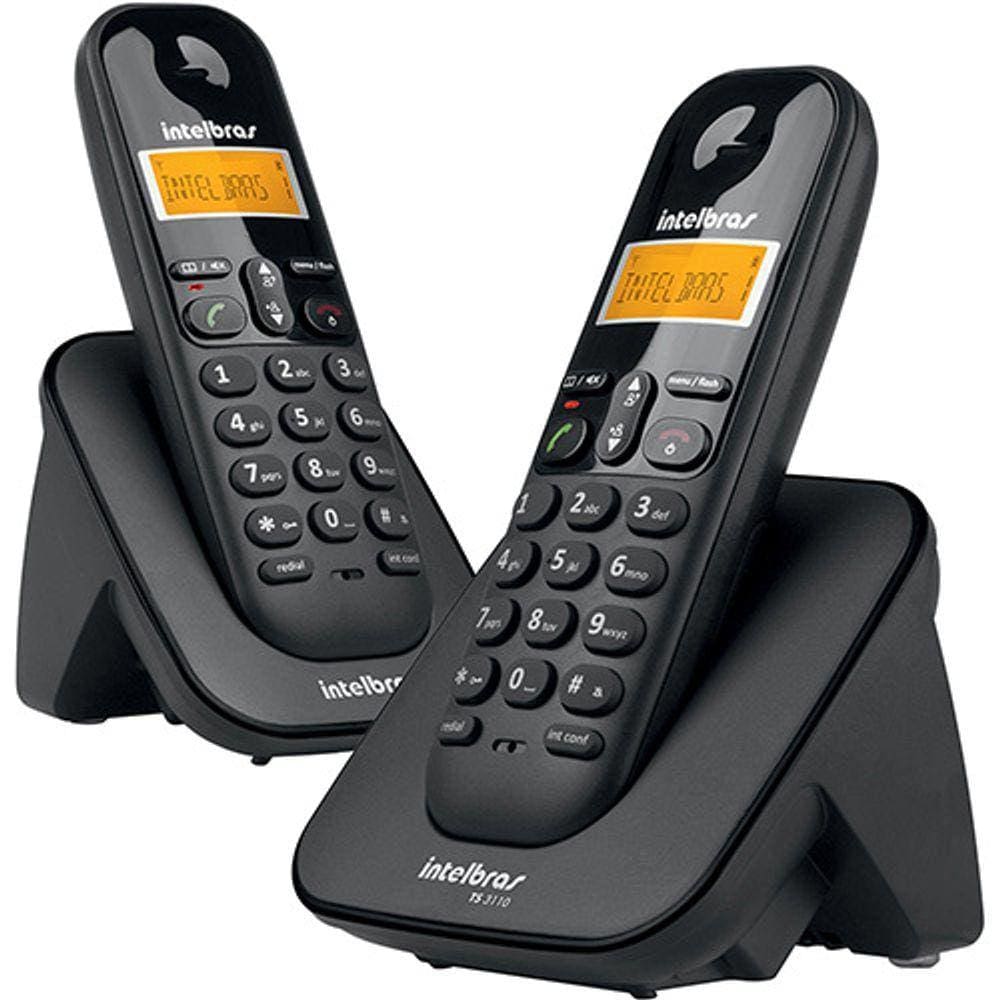 Telefone Sem Fio Intelbras TS 3112+ 1 Ramal