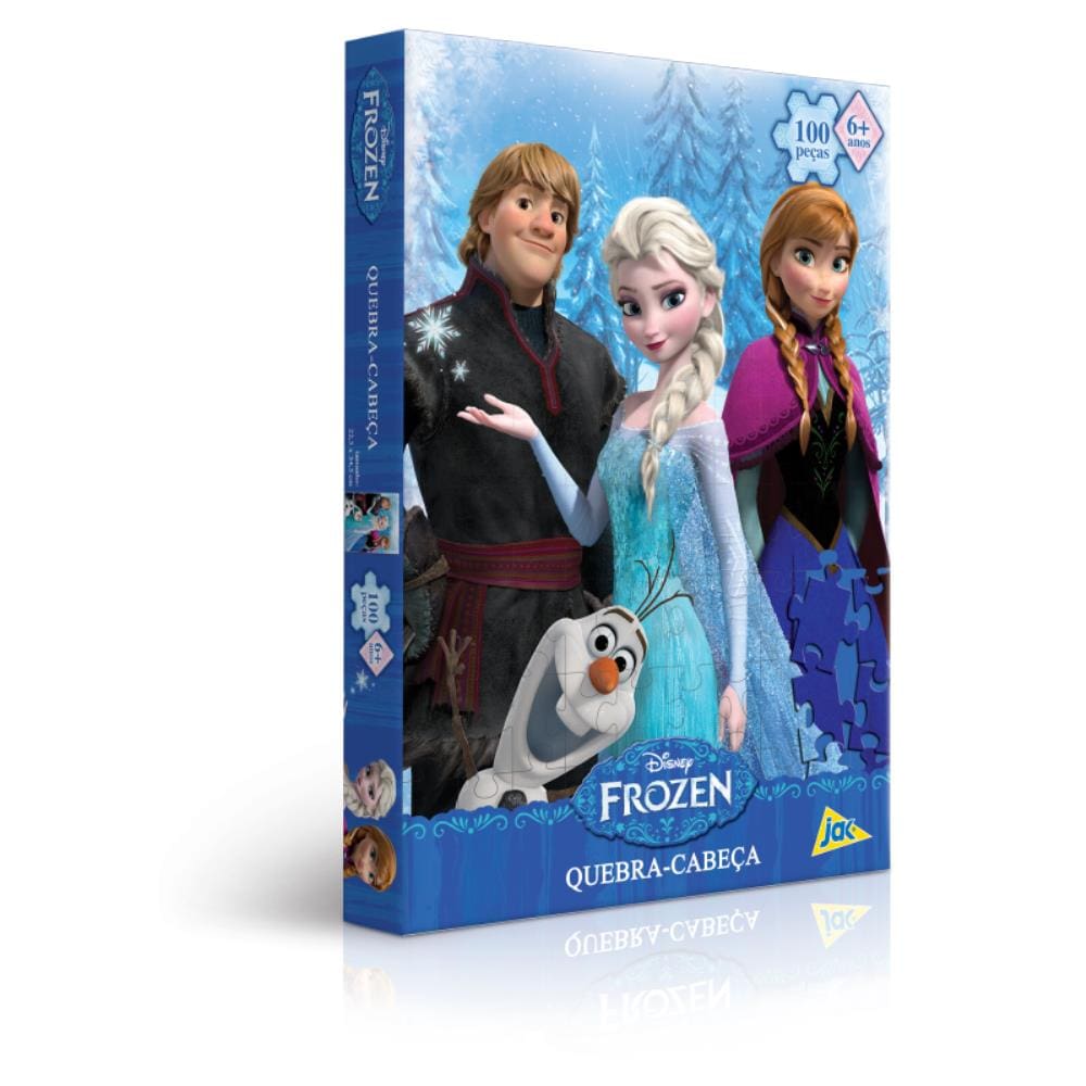 Quebra-Cabeça 100 Pcs Frozen