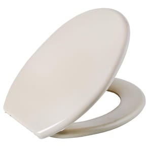 Assento Sanitário Almofadado Banheiro Oval Bege Claro Astra