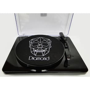 Vitrola Toca-Discos Diamond - Agulha Japonesa Com Kit De Software De Gravação Para Mp3