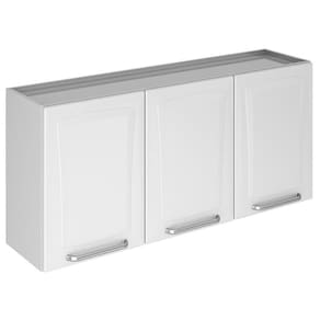 Armário Aéreo IP3 120 Tarsila 3 Portas Itatiaia - Branco Neve