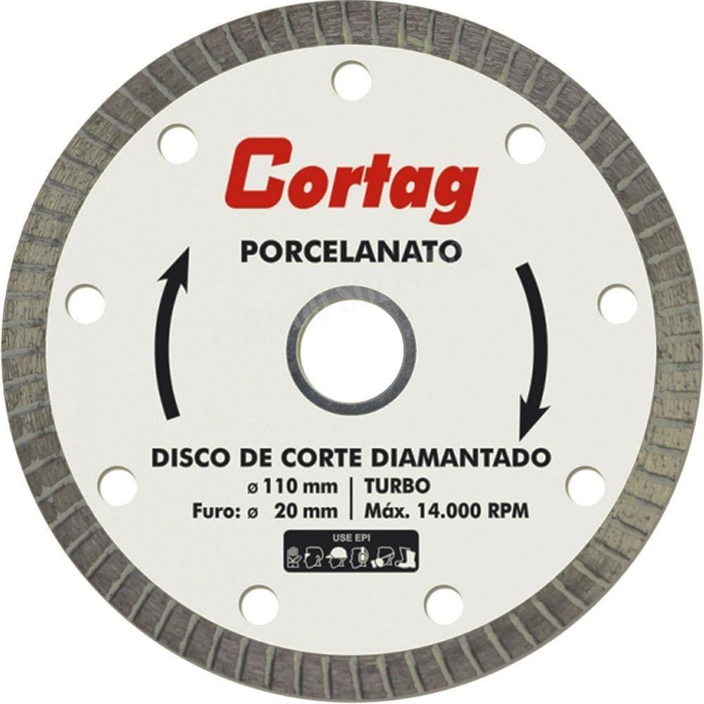 Disco Diam Turbo Porcelanato - Cortag