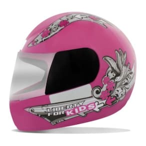 Capacete Liberty Four Kids Infantil Rosa - 54