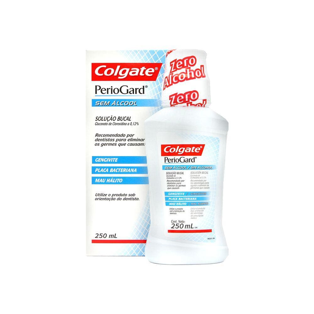 Antisséptico Bucal Colgate Periogard sem Álcool 250ml