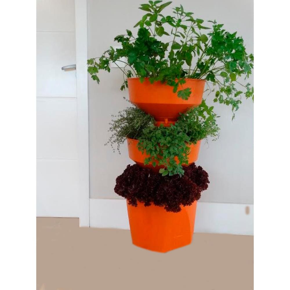 Horta Vertical Auto Irrigável Verde Vida - Não Acompanha Rodízio Laranja