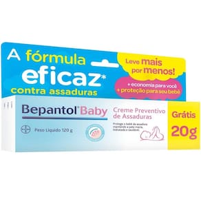 Bepantol Baby Bayer Leve 120G Pague 100G