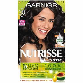 Tintura Garnier Nutrisse 20 Preto