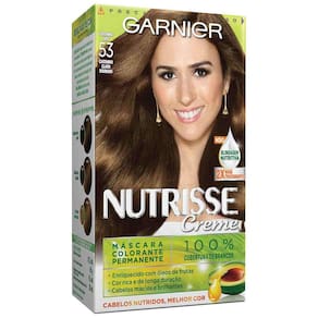 Tintura Garnier Nutrisse 53 Castanho Claro Dourado