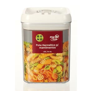 Pote de acrílico hermético Flip Tite 1,8 litros - 103684