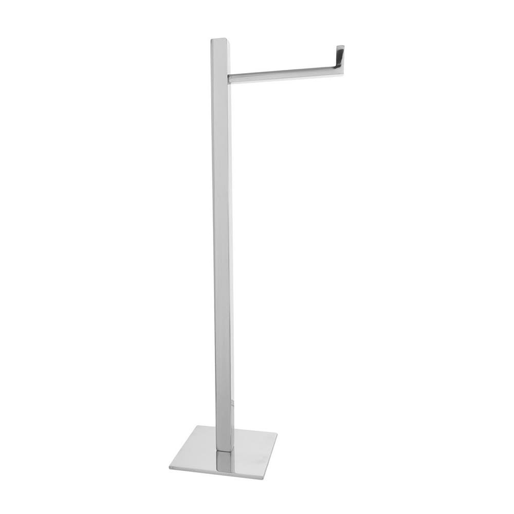 Papeleira de Chão Quadrada Simples Inox