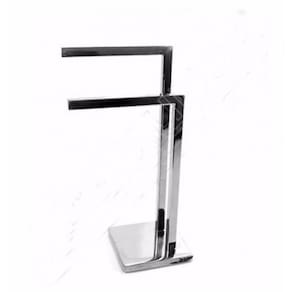 Toalheiro De Pia Bancada Duplo Quadrado Inox
