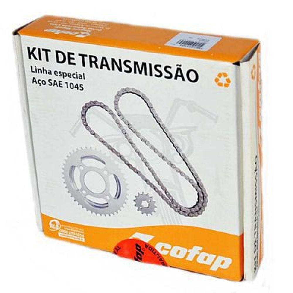 Kit Relação Honda Titan 150 Sport 05 / 09 Cofap Aço 1045